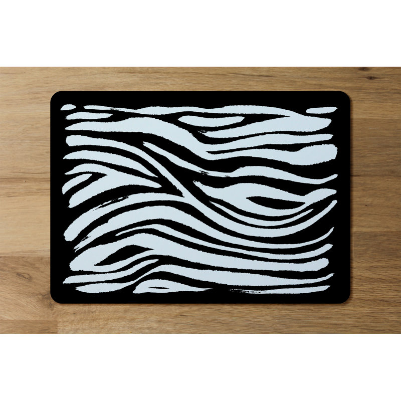Ghevont Wood, Polyester Abstract Rectangle Placemat