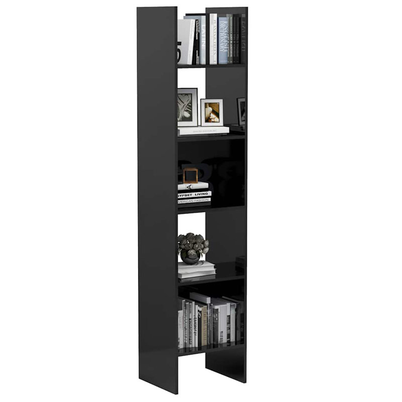 Dorith 180cm H Standard Bookcase, White, 180cm H x 40cm W x 35cm D