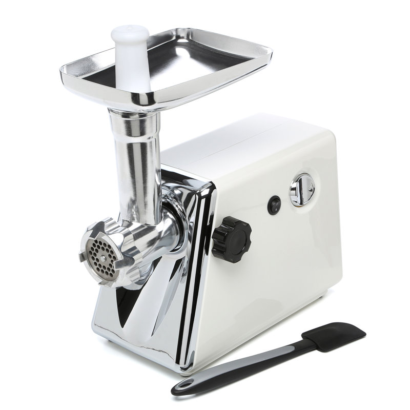 Sportsman 350-Watt White Electric Meat Grinder with Stainless Steel Tray