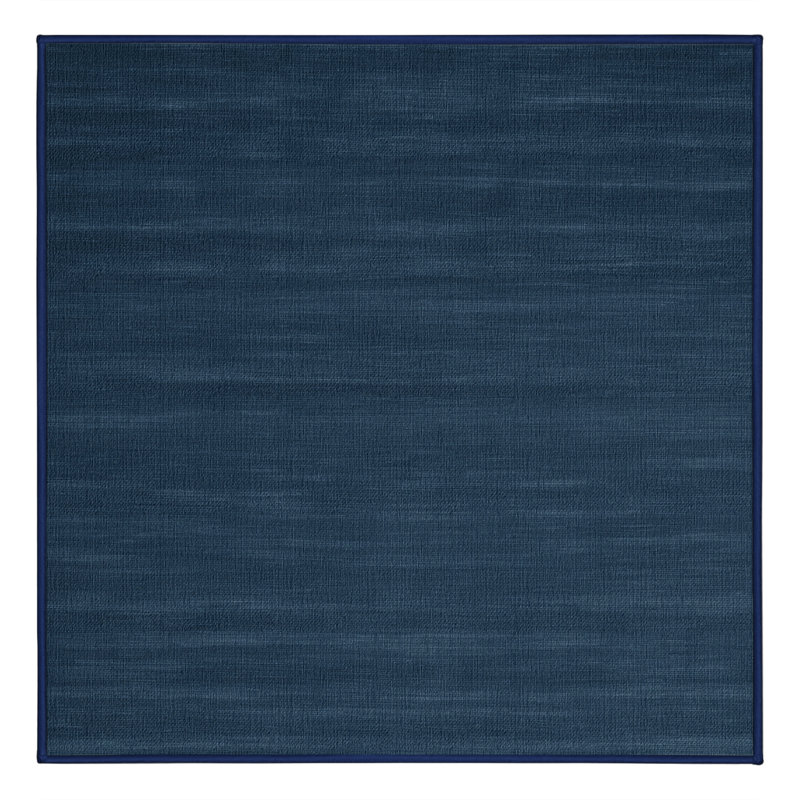 Tapis gris uni lavable à la machine, Carré 4 pi