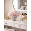 Faux Rose Arrangement in Footed Bowl