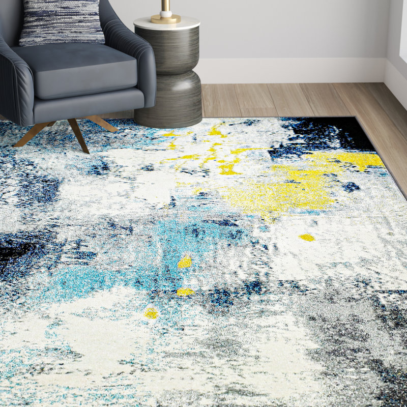 Cronus Abstract Area Rug, Rectangle 152 x 229cm