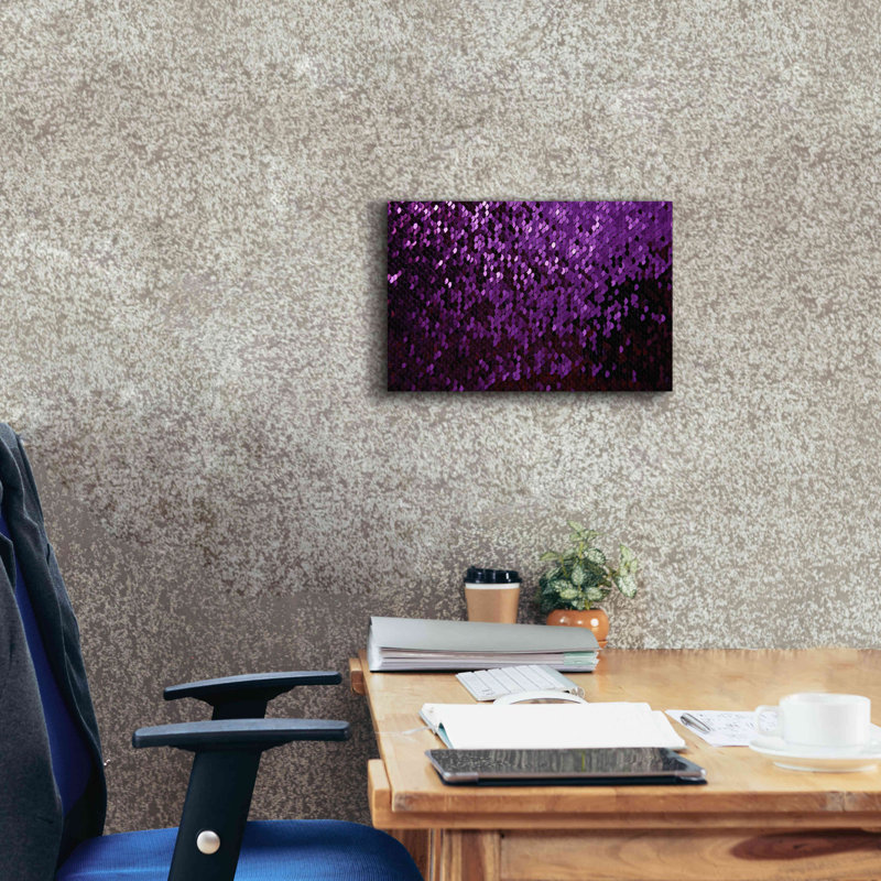 «Betta Sequins» par Inconnu, estampe numérique sur toile, H 12 po x l 18 po x P 0,75 po