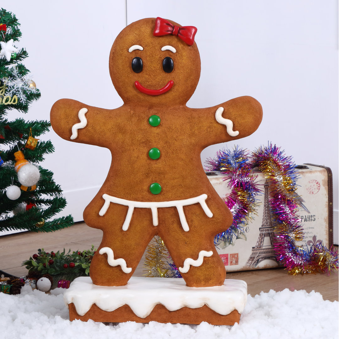 Gingerbread Girl Oversized Figurine Hi-Line Gift Ltd.