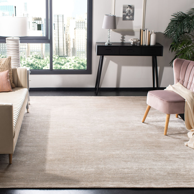 Tapis en viscose tissé à la main Mirage, Rectangle 8 pi x 10 pi