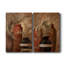 " Exotic Vacation I Premium Gallery Wrapped Canvas - Ready To Hang " 2 - Pieces-1126541279