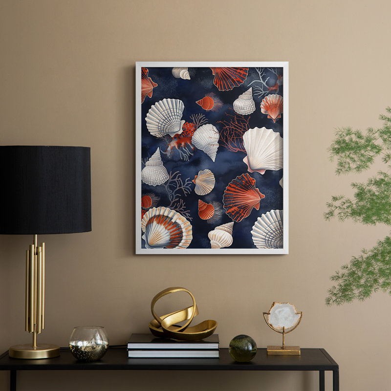 NAUTICAL Series CCCXXI Framed Print - Solid Wood, 30" H x 24" W