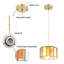 Luminaire suspendu, luminaire suspendu de style créatif rétro, luminaire suspendu réglable en hauteur pour salle à manger, couloir, bar, bureau à domicile (ampoule E26 (non incluse))