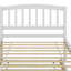 Lit simple avec lit gigogne en bois-330577361
