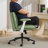 Cross-legged Desk Chair With Flip-up Armrests, Ergonomic Swivel Office Chair With Wide Seat, 300lb Capacity, Adjustable Tilt & Height For Home Office And Vanity-980063183