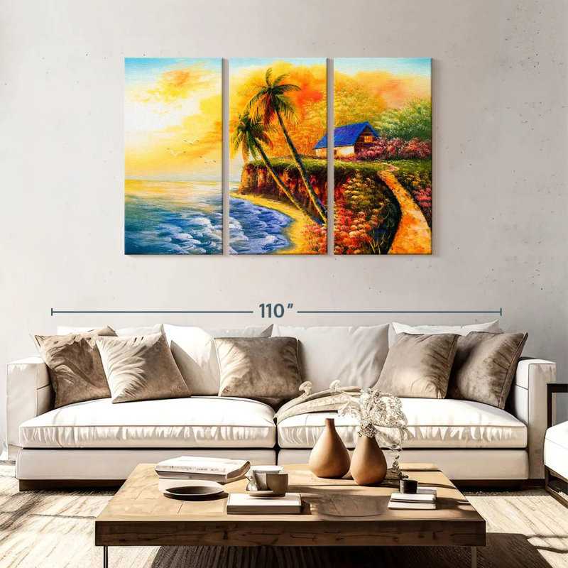 Gillard Tropical Sunset, 48" H x 74" W