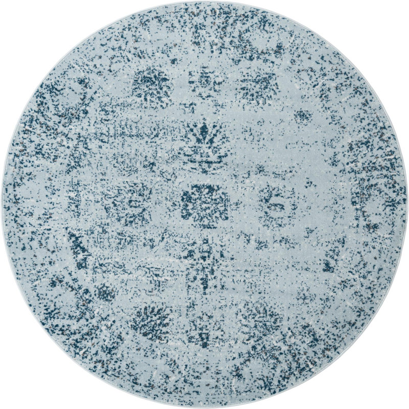 Anneliesse Oriental Indoor Rug, Round 7'