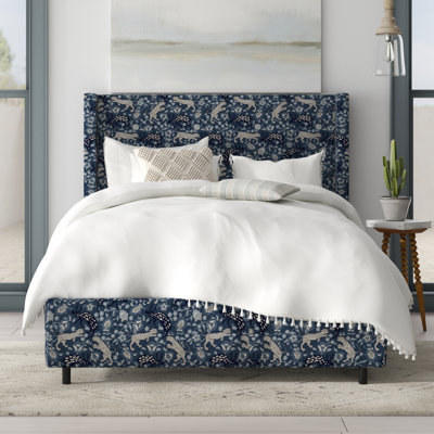 Upholstered Low Profile Standard Bed