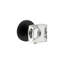 Viaggio Quadrato Rosette Double Dummy with Quadrato Crystal Knob-681997001-754627653