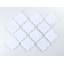 Water Jet Series 3.5" x 4.25" Straight Edge Glass Mosaic Tile-39760089