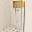 54 In. W X 71 In. H Pivot Framed Shower Door In Chrome Finish-120047448