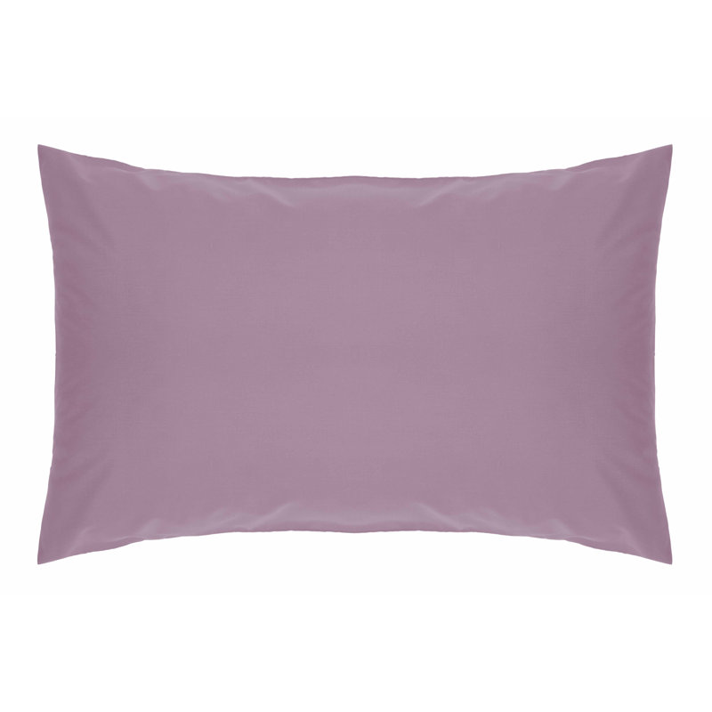 200 TC 50/50 Percale Polycotton Cotton Blend Housewife Pillow Case, Misty Rose