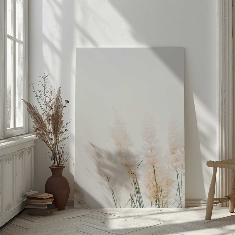 Impression sur toile Pampas Whisper, Toile tendue, H 30 po x l 20 po x P 1,25 po