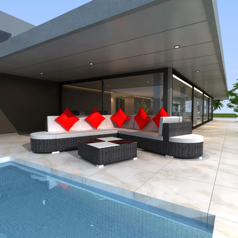 Roux Sectional Seating Group, Black
