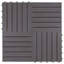 30cm L x 30cm W Acacia Hardwood Interlocking Deck Deck Tile Kit-133007230