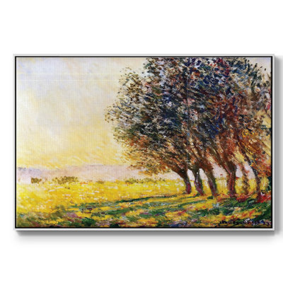 " Willows At Sunset, 1889 "
