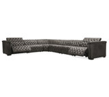 MS Leather 6 - Piece Sectional