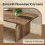 Table basse rectangulaire en bois