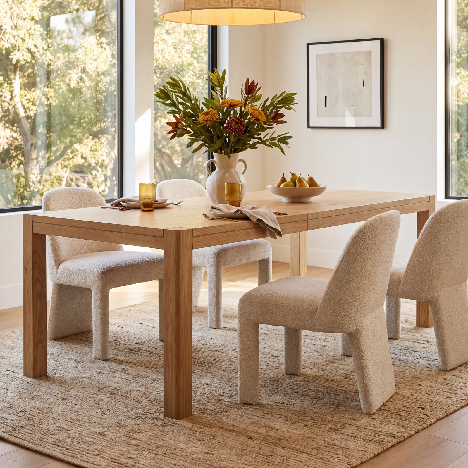 Lodi 74'' Extendable Dining Table