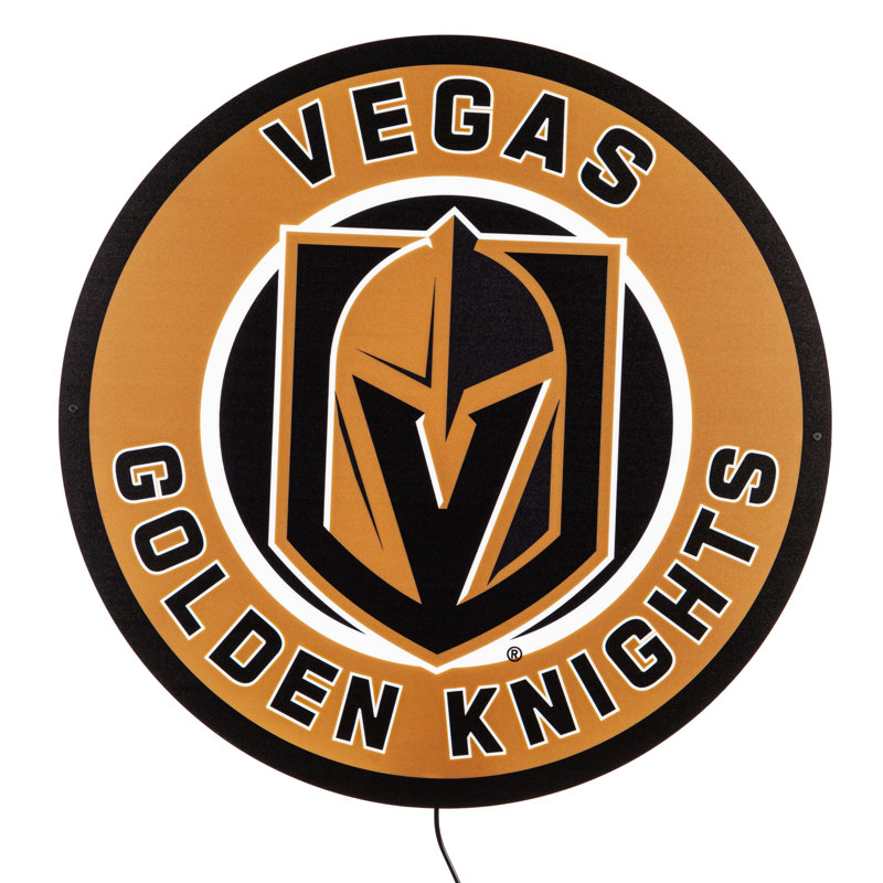Enseigne murale 23 po NHL, LNH Golden Knights de Las Vegas