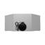 Robinet 34 po T-11611-1-TG Hotte de cuisine à conduit 350 pi³ / min en acier inoxydable brossé avec filtres à chicane, commande à bouton électronique, lumière DEL Pescara