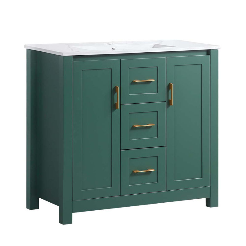 Armoire de salle de bain multifonctionnelle avec une fabrication de qualité supérieure et un mécanisme de fermeture silencieuse