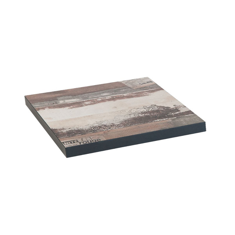 30''X72'' Scrolls Printed Melamine Table Top, Drop Edge, 30" W x 72" L