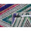 Tapis en laine noué à la main 4 pi x 6 pi 2 po à motif de chevrons rose chaud 673907D07EA346A6B7AE8C5249E85DA0