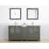 72" Double Bathroom Vanity with Top with Mirror