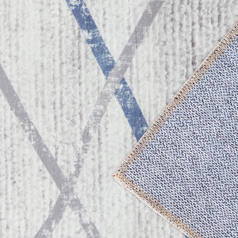 Sharenda Chenille Mashine Washable Vintage Indoor Arae Rug with Non-Slip Backing for Bedroom Living Room Kitchen Entryway