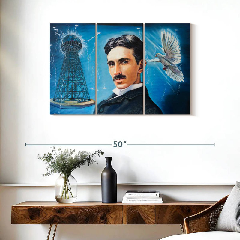 Keiraleigh Nikola Tesla, 24" H x 38" W