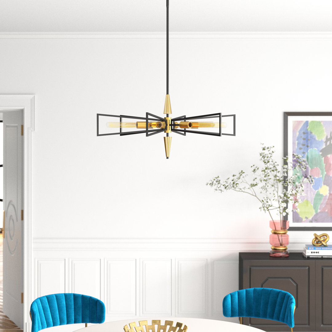 Ziggy 6 - Light Dimmable Sputnik Sphere Chandelier Etta Avenue™
