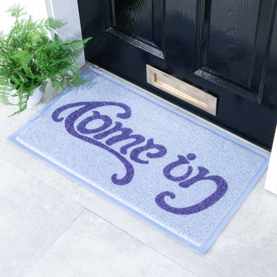 Dacey Non-Slip Floral Doormat
