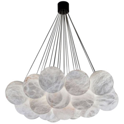 Lustre sphère 9 lumières