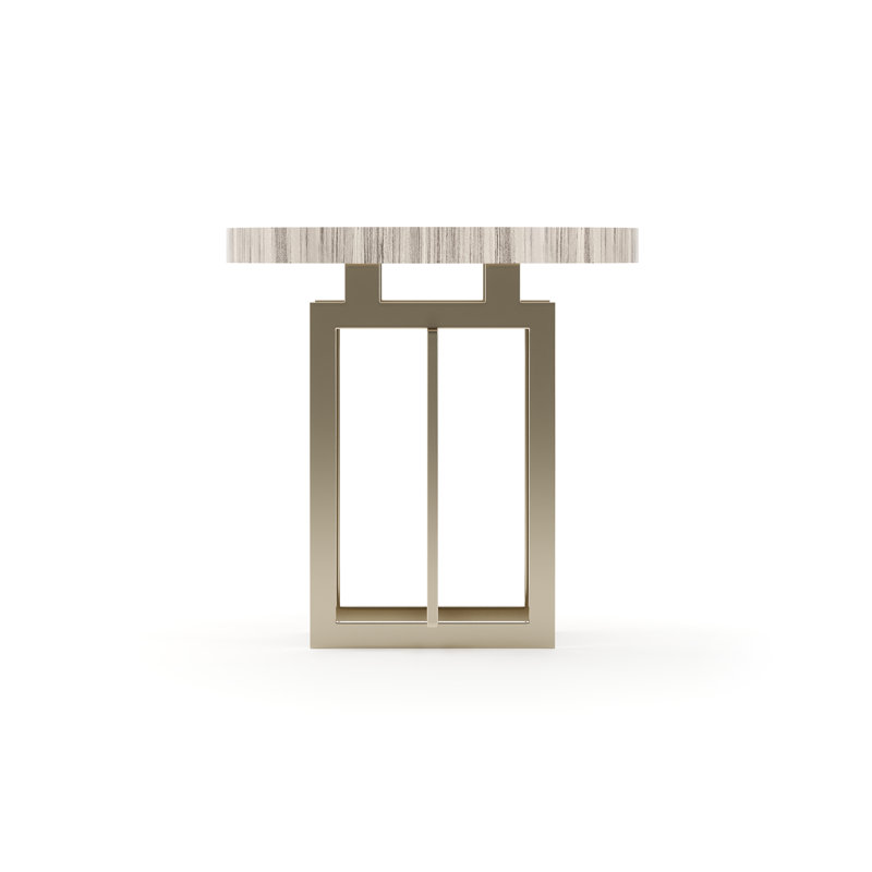 Caracole Stone End Table