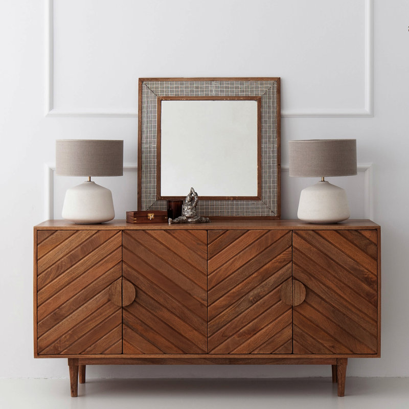 Garduno 160cm Solid Wood Sideboard, Amber