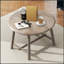 Table de salle à manger extensible rétro en bois pour les réunions de famille et les repas de tous les jours