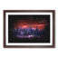 Cypress Trees Paint Splash - Framed Print-56915527-56915539