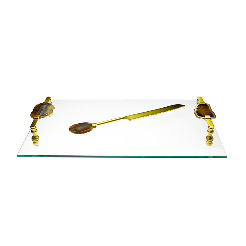 Mercer41 Glass Cheese Board