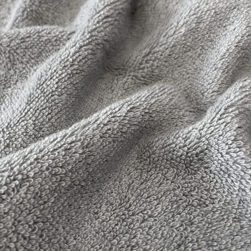 Sustainable Bamboo Hand Towel, Silver/Grey