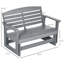 Banc oscillant d'extérieur, chaise de patio, banc d'entrée
