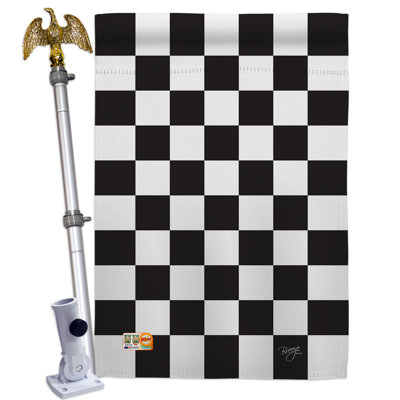 Ensemble de drapeau à 2 faces H 40 po x l 28 po Winner
