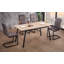 Lisette Solid Wood Base Dining Table