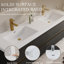Meuble-lavabo mural avec lavabo, armoire de rangement flottante avec comptoir et tiroirs à fermeture douce, idéal pour l'organisation de la salle de bain-109398202-109398207