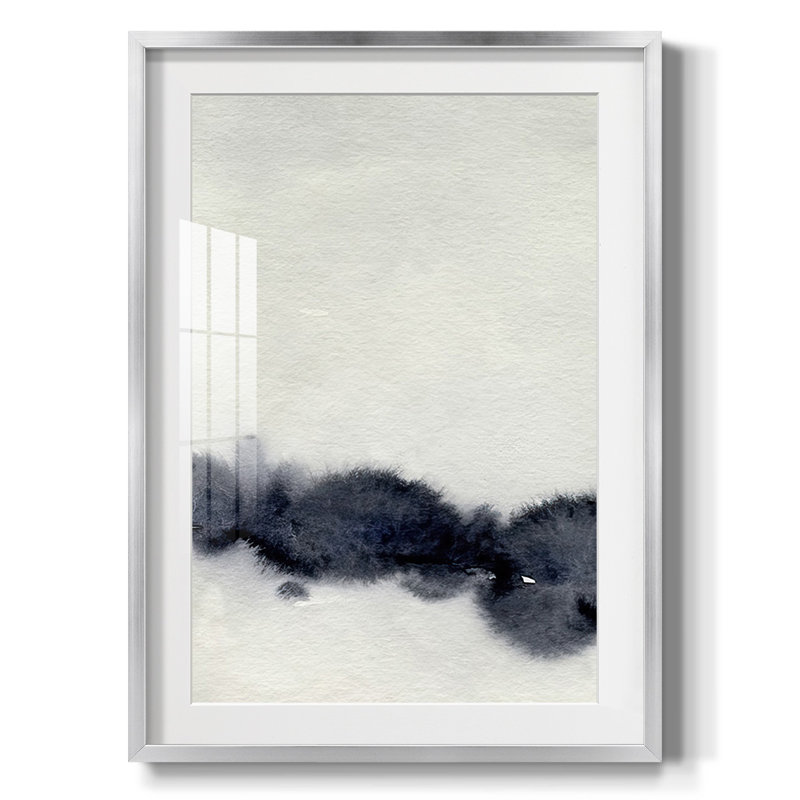 Ink Bleed Landscape I -Framed Print